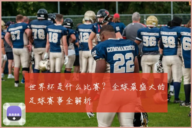 世界杯是什么比赛？全球最盛大的足球赛事全解析